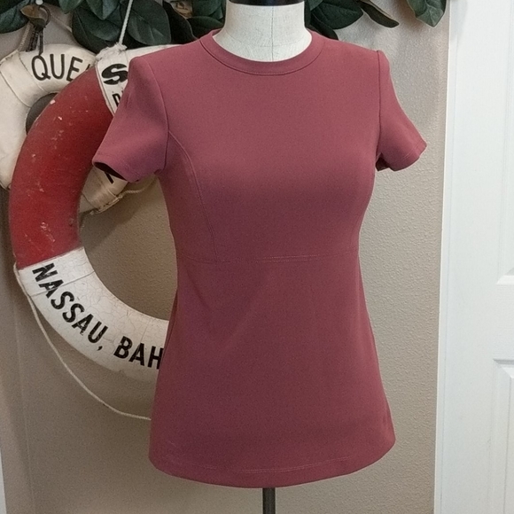 Aritzia Babaton 1-01 Autio Double Weave T-Shirt - Picture 5 of 8